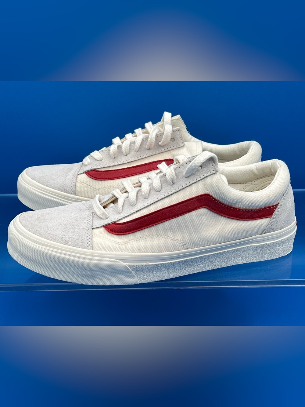 Vans Old Skool Style 36, Red Stripe, Women’s 9, Men’s 7.5, NWT